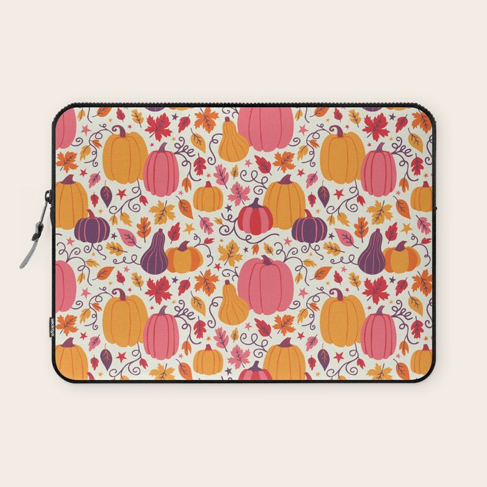 Cozy Pumpkin Patch Laptop Sleeve Gallery Image 1