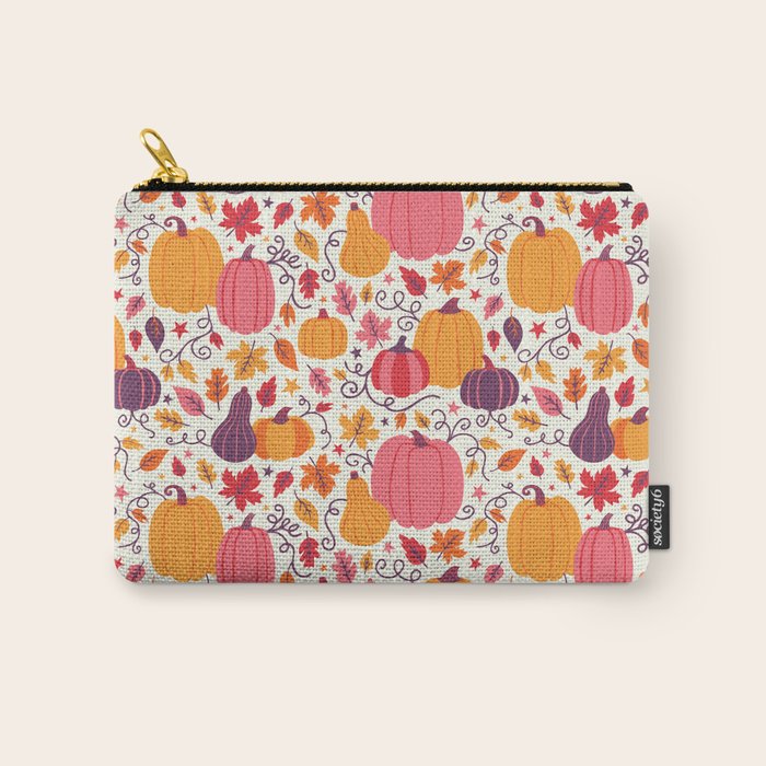 Cozy Pumpkin Patch Carry All Pouch Gallery Image 1