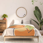 Modern Minimalist Oranges Comforter Gallery Image 3
