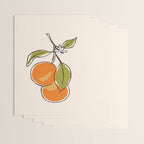 Modern Minimalist Oranges Wrapping Paper Gallery Image 3