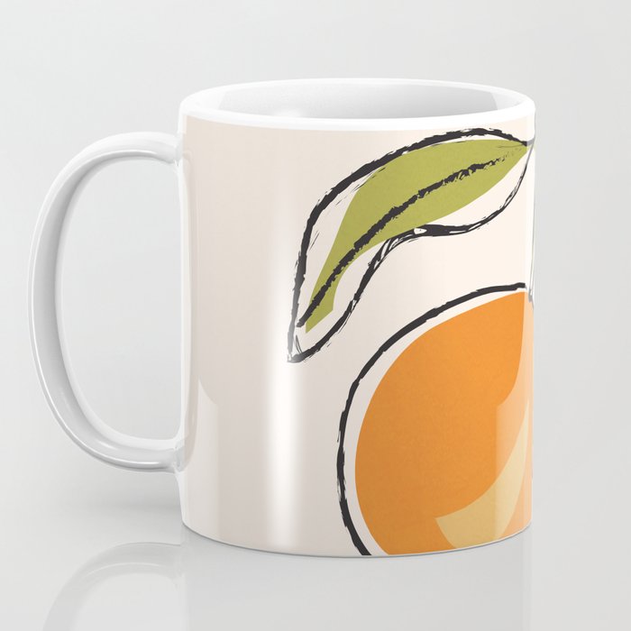 Modern Minimalist Oranges Coffee Mug Gallery Image 3