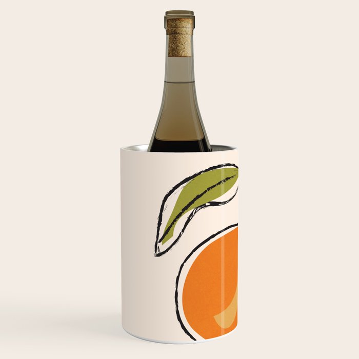 Modern Minimalist Oranges Wine Chiller Gallery Image 2