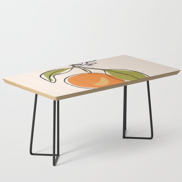 Modern Minimalist Oranges Coffee Table Gallery Image 1