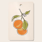 Modern Minimalist Oranges Cutting Board Gallery Image 1