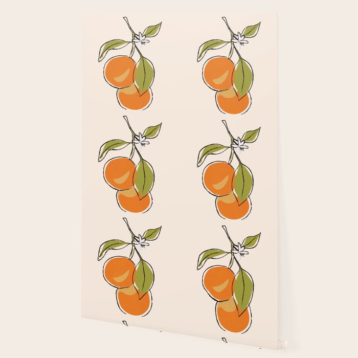 Modern Minimalist Oranges Wallpaper Gallery Image 2
