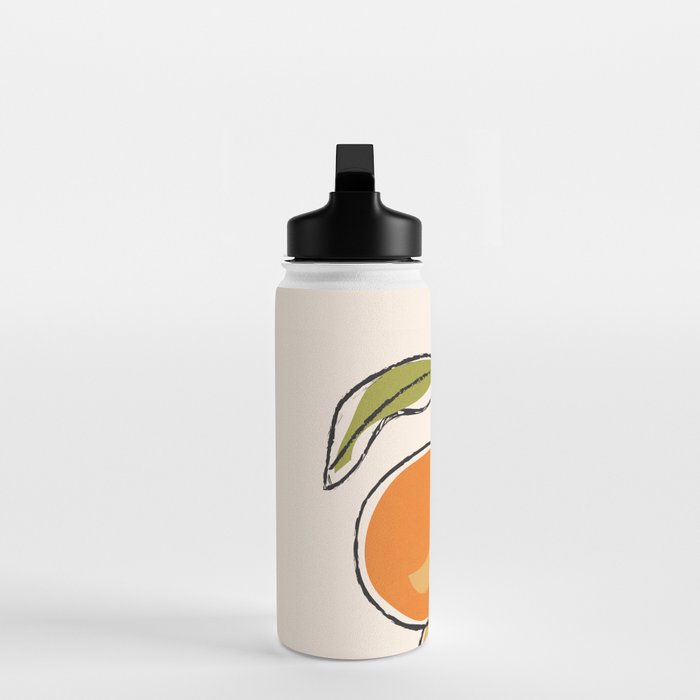 Modern Minimalist Oranges Water Bottle Gallery Image 3