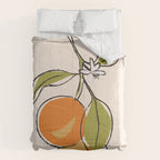 Modern Minimalist Oranges Comforter Gallery Image 6