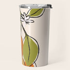 Modern Minimalist Oranges Travel Mug Gallery Image 2
