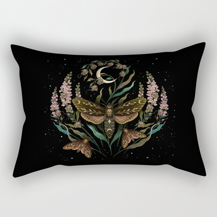 Death's Head Rectangular Pillow Gallery Image 1