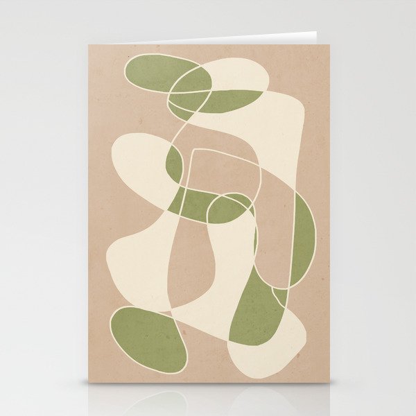 Modern Abstract Minimal Art 24 Stationery Card Gallery Image 1
