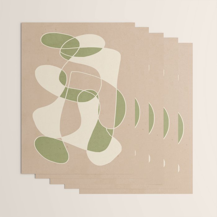 Modern Abstract Minimal Art 24 Wrapping Paper Gallery Image 3