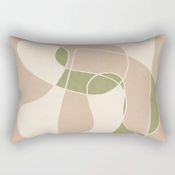Modern Abstract Minimal Art 24 Rectangular Pillow Gallery Image 1