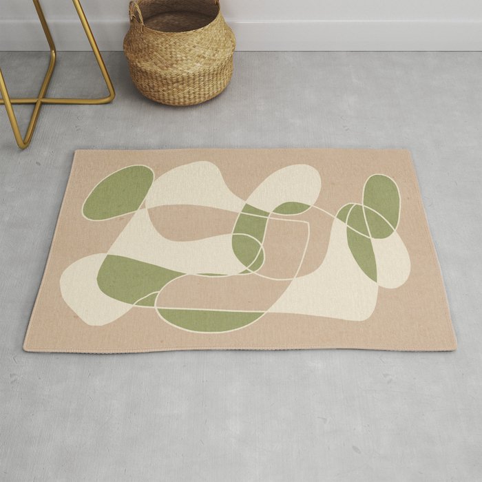 Modern Abstract Minimal Art 24 Rug Gallery Image 1