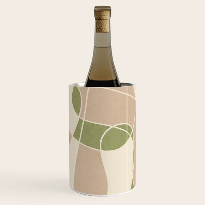 Modern Abstract Minimal Art 24 Wine Chiller Gallery Image 1