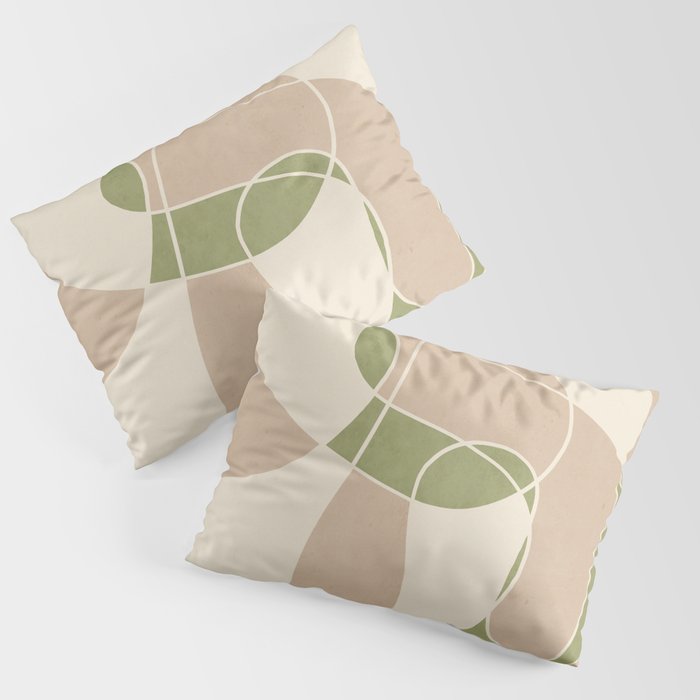 Modern Abstract Minimal Art 24 Pillow Sham Gallery Image 1
