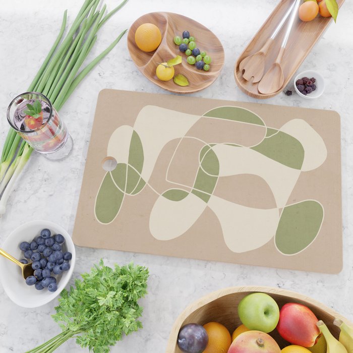 Modern Abstract Minimal Art 24 Cutting Board Gallery Image 2