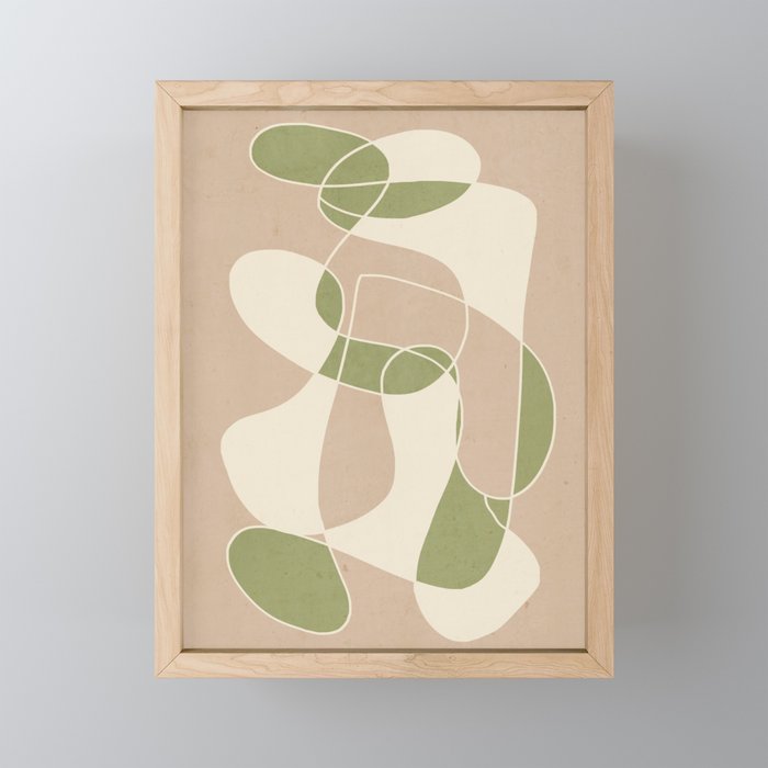 Modern Abstract Minimal Art 24 Mini Art Print Gallery Image 1