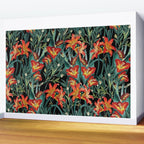 Botanical Night Garden Wall Mural Gallery Image 2