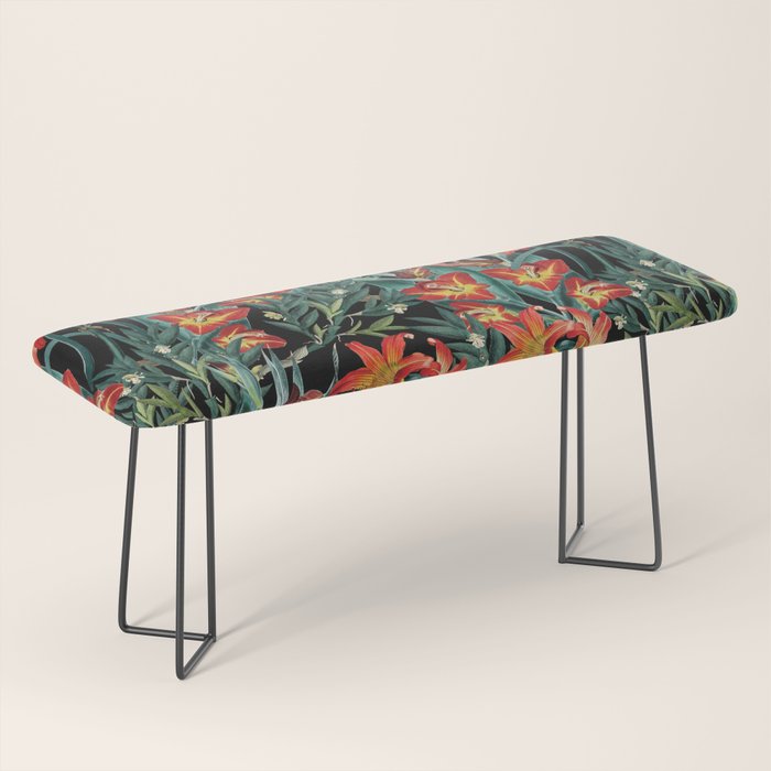 Botanical Night Garden Bench Gallery Image 1