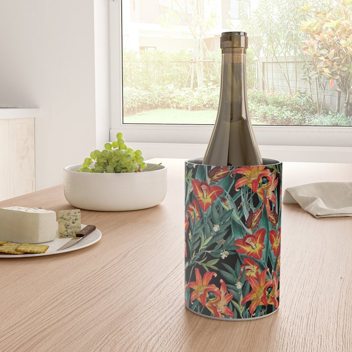 Botanical Night Garden Wine Chiller Gallery Image 4