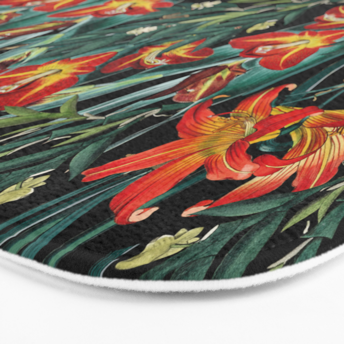 Botanical Night Garden Bath Mat Gallery Image 3