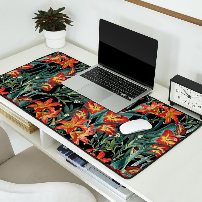 Botanical Night Garden Desk Mat Gallery Image 2
