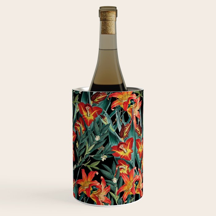 Botanical Night Garden Wine Chiller Gallery Image 1