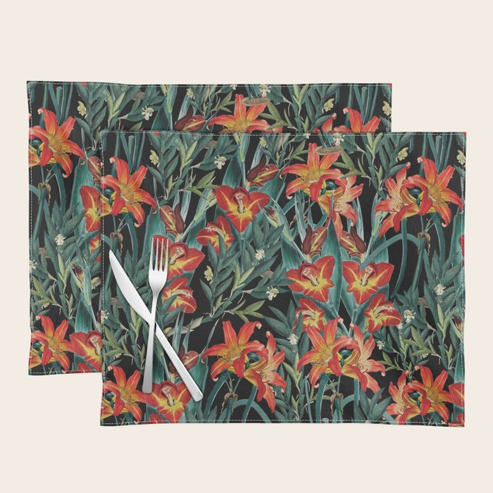 Botanical Night Garden Placemat Gallery Image 1