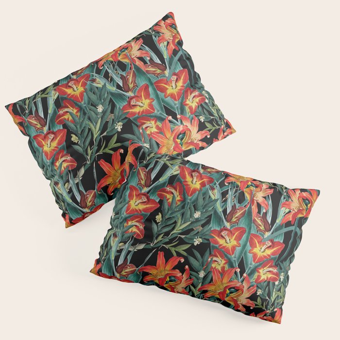 Botanical Night Garden Pillow Sham Gallery Image 3
