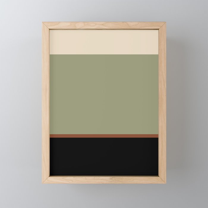 Contemporary Color Block XLVIII Mini Art Print Gallery Image 1