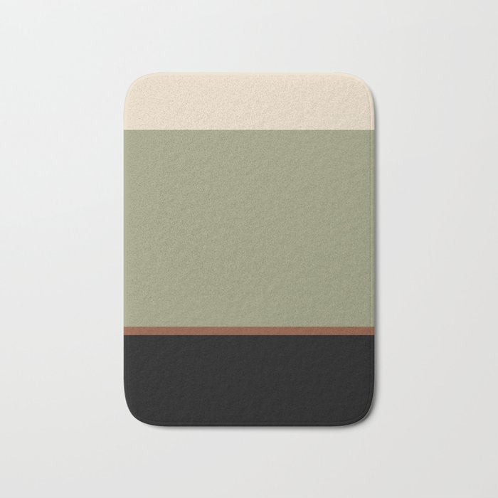Contemporary Color Block XLVIII Bath Mat Gallery Image 1