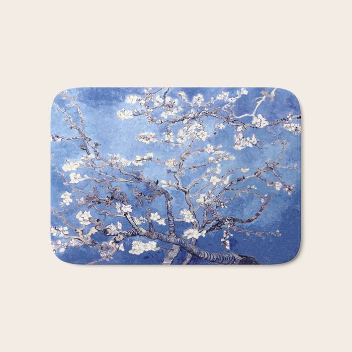 Vincent Van Gogh Almond BlossomS Blue Bath Mat Gallery Image 1
