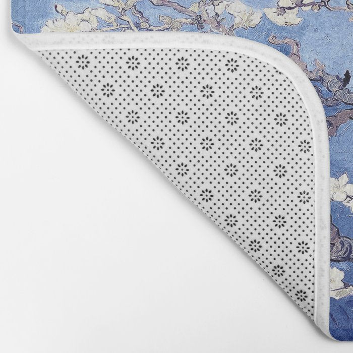 Vincent Van Gogh Almond BlossomS Blue Bath Mat Gallery Image 2