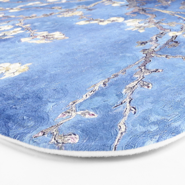 Vincent Van Gogh Almond BlossomS Blue Bath Mat Gallery Image 3
