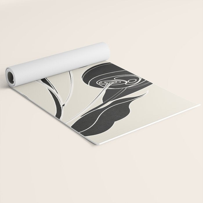 Minimalist Cherry Fruit Line Art 1 Yoga Mat Gallery Image 2