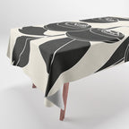 Minimalist Cherry Fruit Line Art 1 Tablecloth Gallery Image 1