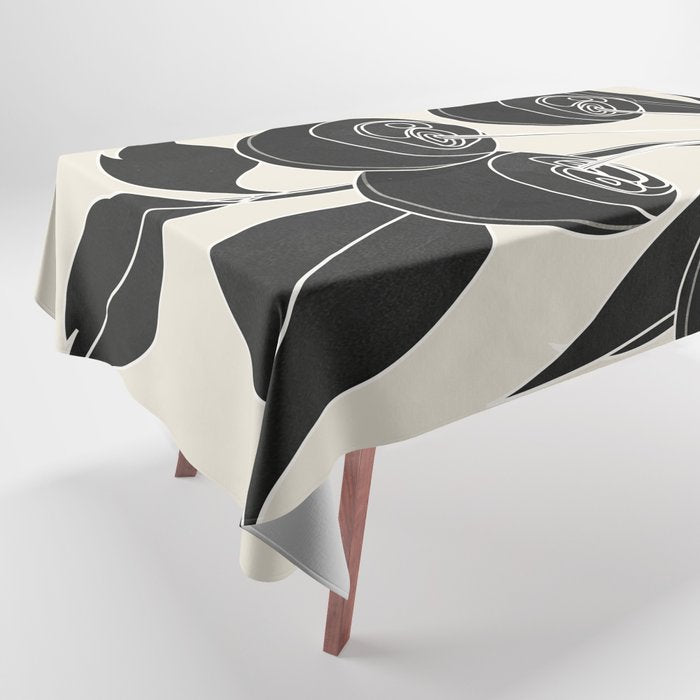 Minimalist Cherry Fruit Line Art 1 Tablecloth Gallery Image 1