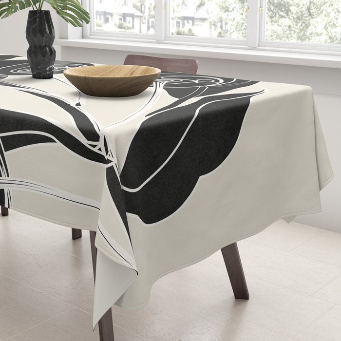 Minimalist Cherry Fruit Line Art 1 Tablecloth Gallery Image 3