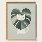 Cat an Plant 62: A Green Lion Serving Tray Gallery Image 1