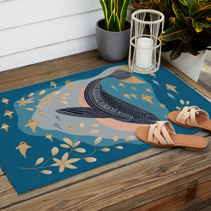 Ocean Lullaby Outdoor Rug Gallery Image 2