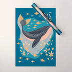 Ocean Lullaby Wrapping Paper Gallery Image 1