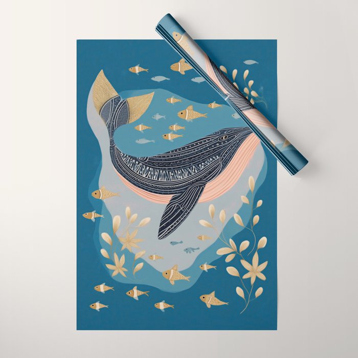 Ocean Lullaby Wrapping Paper Gallery Image 1