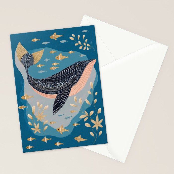 Ocean Lullaby Stationery Card Gallery Image 2