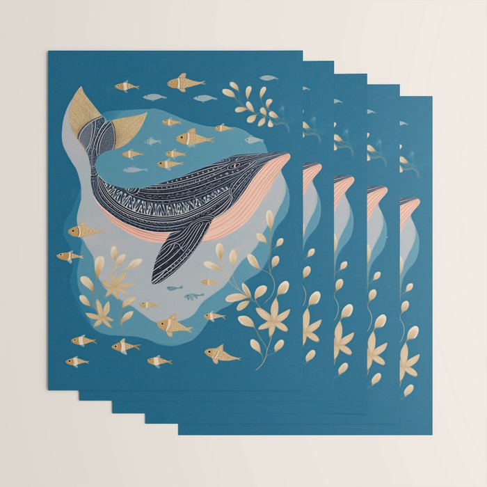 Ocean Lullaby Wrapping Paper Gallery Image 3