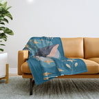 Ocean Lullaby Throw Blanket Gallery Image 1