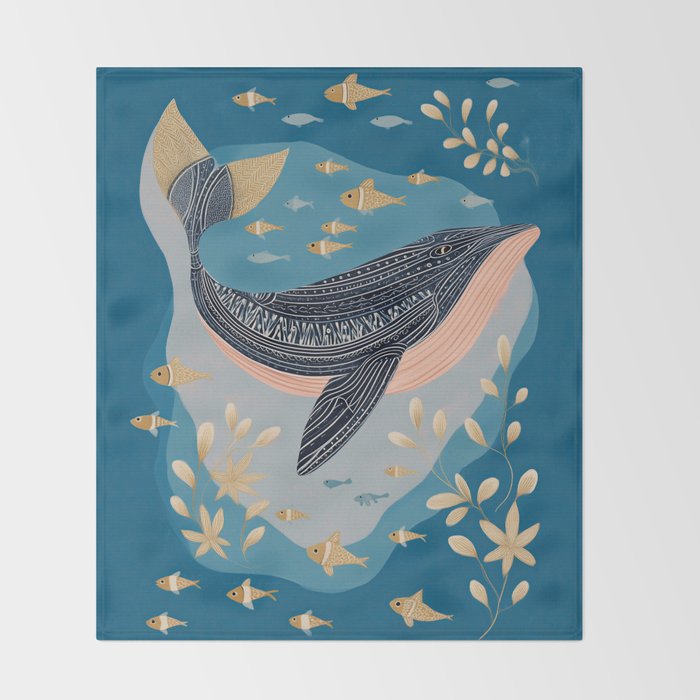 Ocean Lullaby Throw Blanket Gallery Image 2