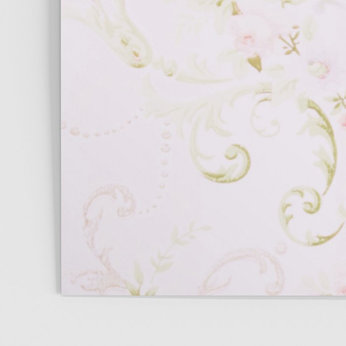 Parisian Shabby Chic Roses Vintage Wallpaper  Poster Gallery Image 3