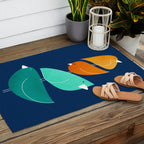 Bird Stack III Illustration Outdoor Rug Gallery Image 2