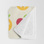 Apple and Orange - Love and Peace Throw Blanket Gallery Image 3