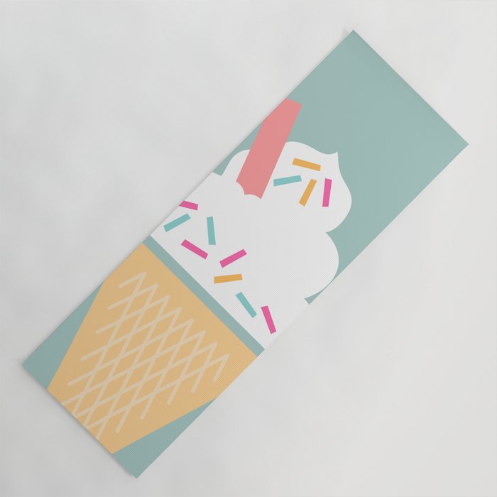 Ice Cream (Mint) Yoga Mat Gallery Image 1